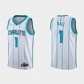 Men's Charlotte Hornets #1 LaMelo Ball 2022-23 White Association Edition Stitched Basketball Jersey Dzhi,baseball caps,new era cap wholesale,wholesale hats